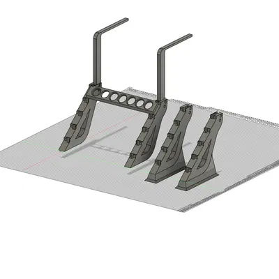 Giá đỡ ống màu với móc treo cho 25 ống màu