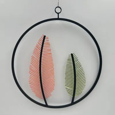 Lông vũ treo tường độc đáo và nghệ thuật