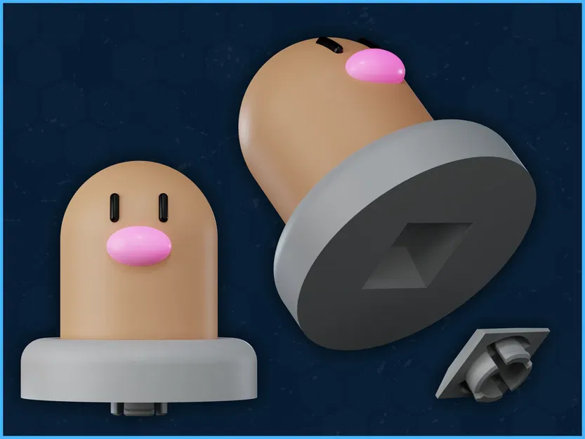 Phụ kiện Diglett cho vỏ máy tính Cooler Master QUBE 500 - Image 2