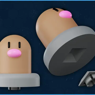 Phụ kiện Diglett cho vỏ máy tính Cooler Master QUBE 500