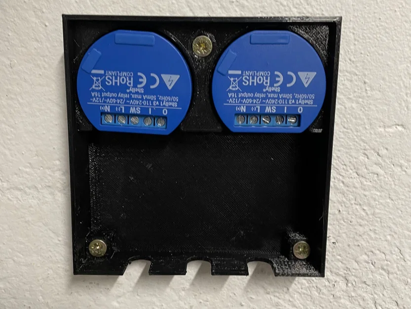 Giá đỡ tường cho 2 Shelly 1 với không gian lưu trữ dây cáp - Image 1