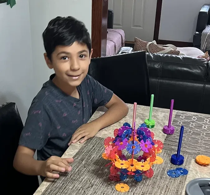 Mô hình đồ chơi đĩa tuyết hình bông tuyết tham số - Image 1