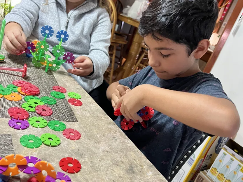 Mô hình đồ chơi đĩa tuyết hình bông tuyết tham số - Image 2