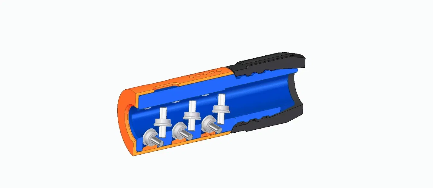 Nerf MooseSlug BCAR với thiết kế ngắn và 9 bạc đạn - Image 3