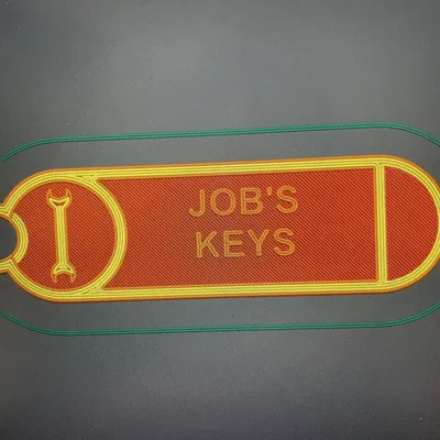 Móc khóa phân biệt chìa khóa công việc và chìa khóa cá nhân