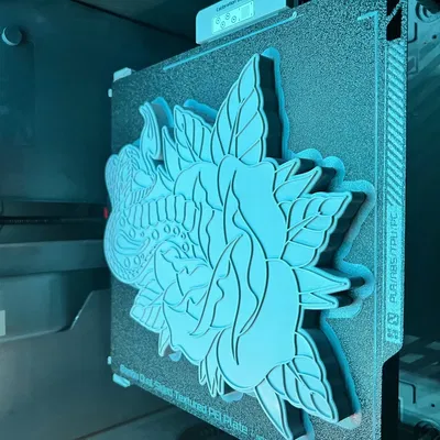 Hình xăm truyền thống rắn và hoa hồng phong cách Mỹ