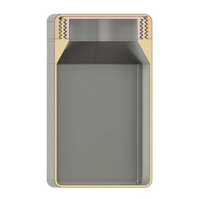 Bình đựng phấn talc du lịch có thể nạp lại