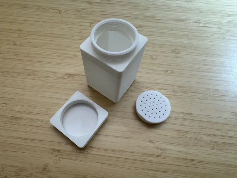 Bình đựng phấn talc du lịch có thể nạp lại - Image 2