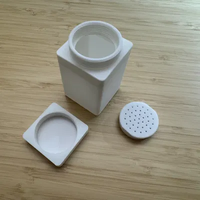 Bình đựng phấn talc du lịch có thể nạp lại