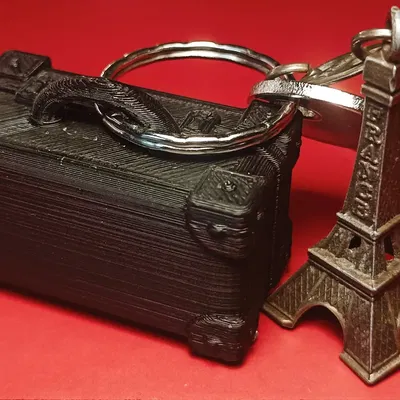 Móc chìa khóa hình vali độc đáo và tiện lợi