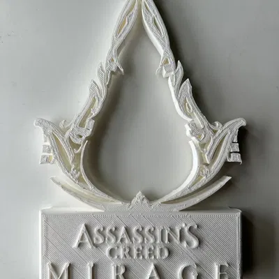 Biểu tượng Assassin's Creed Mirage cho máy in 3D