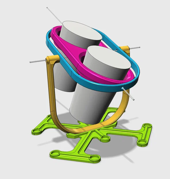 Giá đỡ cốc cho xe máy hai cốc độc đáo - Image 1