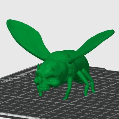 Nguyên mẫu ong với đầu lâu độc đáo