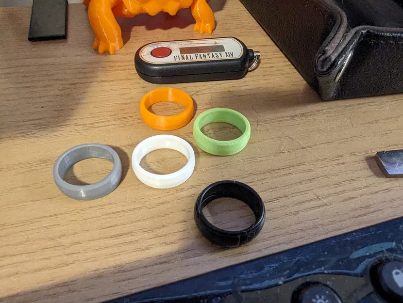 Nhẫn in 3D đa sắc cho trang phục hàng ngày - Image 1