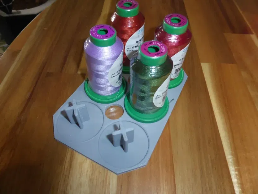 Giá đỡ cuộn chỉ 6X cho chỉ AMANN ISACORD 40 - Image 2