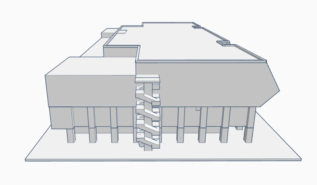 Trung tâm điều khiển phóng VAB tỷ lệ 1/1000 - Image 4
