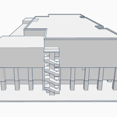 Trung tâm điều khiển phóng VAB tỷ lệ 1/1000