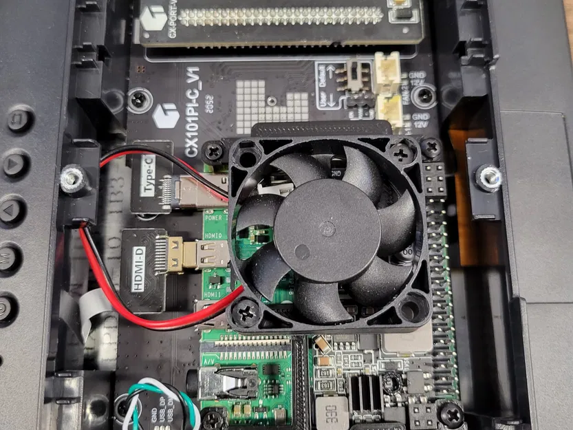 Giá đỡ quạt cho Raspberry Pi4 với POE-HAT - Image 4