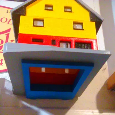 Giá treo cho bộ "My house V2" trên tường