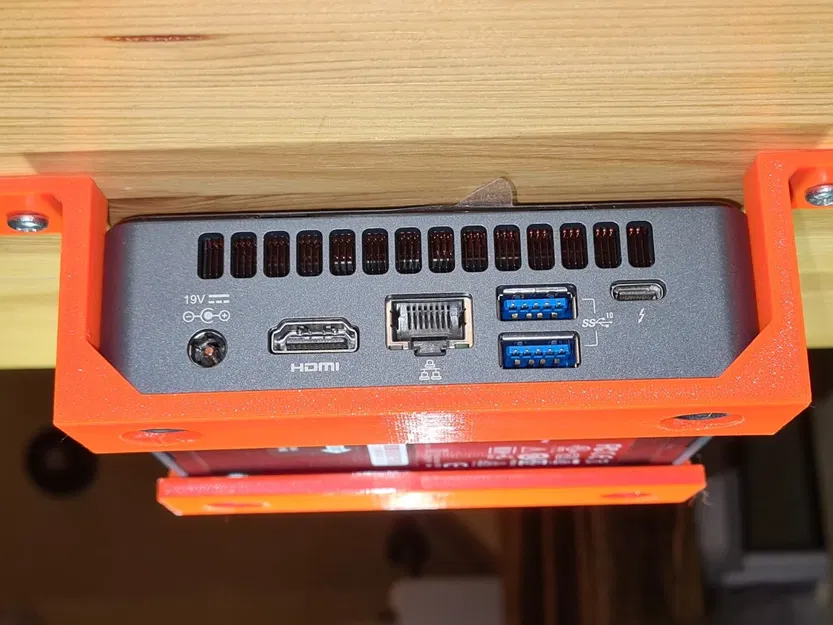 Giá đỡ dưới bàn cho Intel NUC 10 (NUC10i5FNK) - Image 4