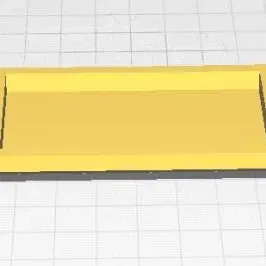 Nắp công tắc đèn phẳng từ tính 6x3 mm