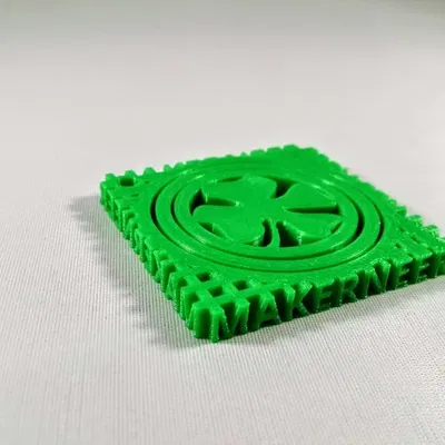 Móc khóa gimbal cỏ 4 lá cho ngày lễ St. Patty's