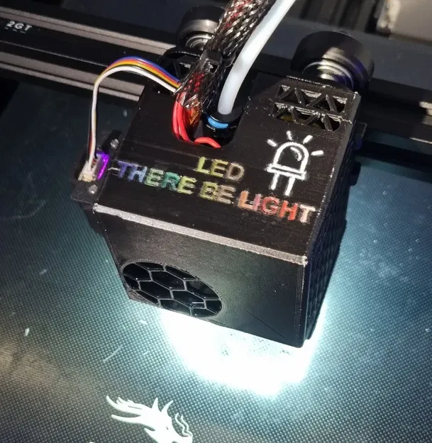 Nắp đầu nóng Ender 3 Neo với đèn LED chiếu sáng - Image 1