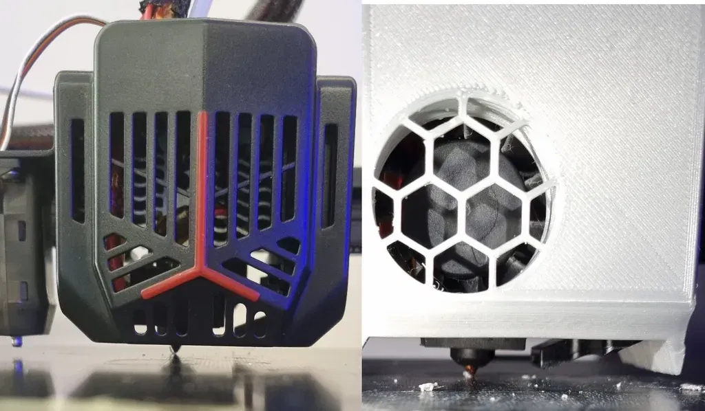 Nắp đầu nóng Ender 3 Neo với đèn LED chiếu sáng - Image 2