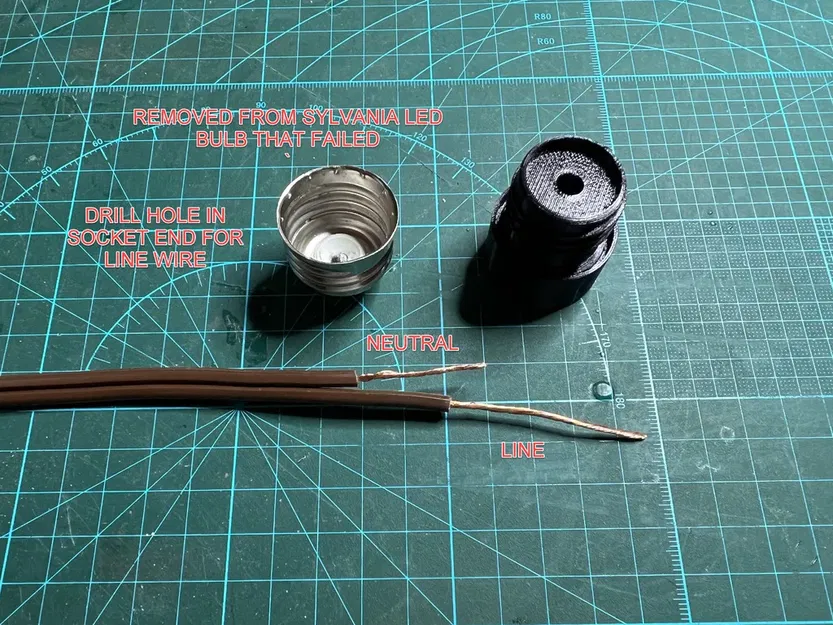 Adapter Đui Đèn Tiêu Chuẩn Sang 2 Dây - Image 3