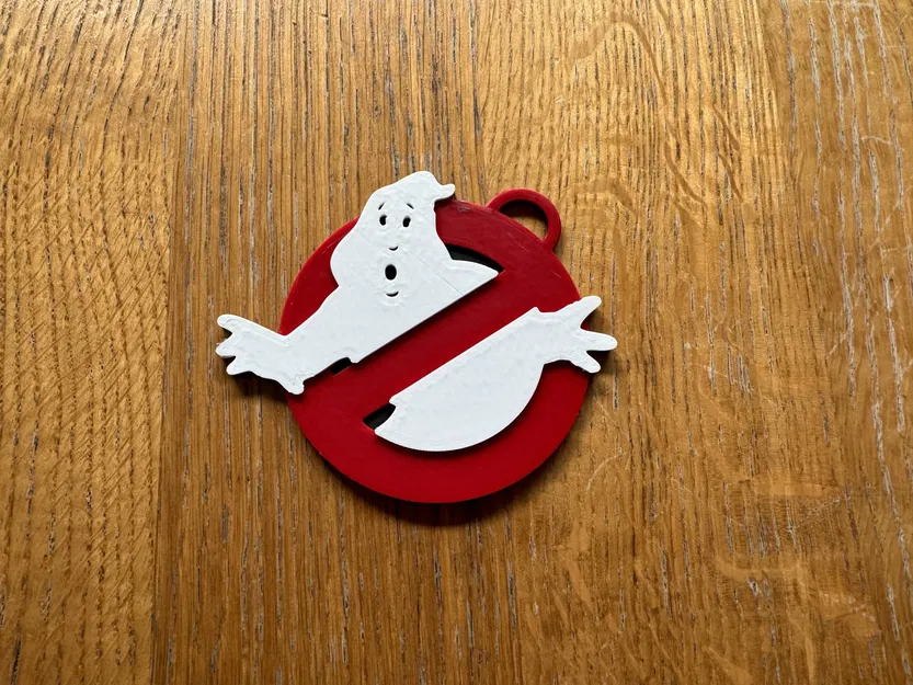 Móc khóa biểu tượng Ghostbusters nhiều màu sắc - Image 1