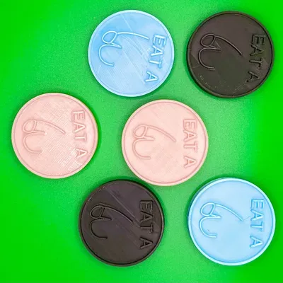 Đồng xu Eat a Dick độc đáo đặt trong hộp thư