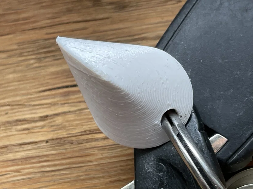 Móc khóa Oloid dài 30mm với thiết kế độc đáo - Image 4