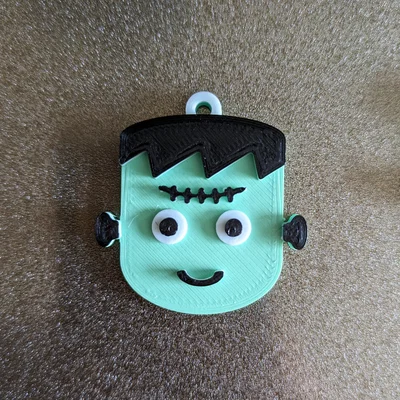 Móc khóa quái vật thiết kế đơn giản cho Halloween