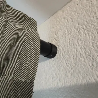 Giá treo rèm gắn tường bên cho thanh rèm Ikea HUGAD