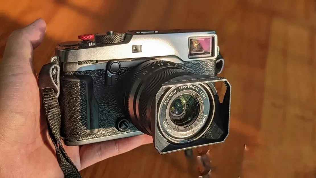 Mũ lens phong cách LEICA cho fujifilm XF23 XF35 f2 - Image 1