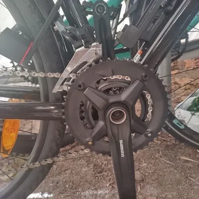 Bộ bảo vệ xích Shimano MT210 46/30t in 3D bằng epoxy và sợi carbon