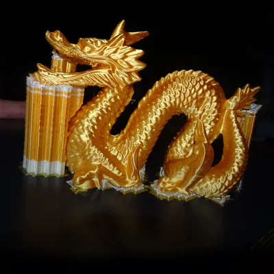 Rồng vàng Trung Quốc mang lại may mắn và tài lộc