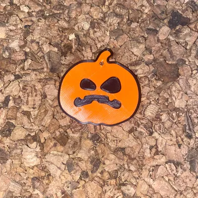 Móc khóa Halloween hình đầu lâu và bí ngô