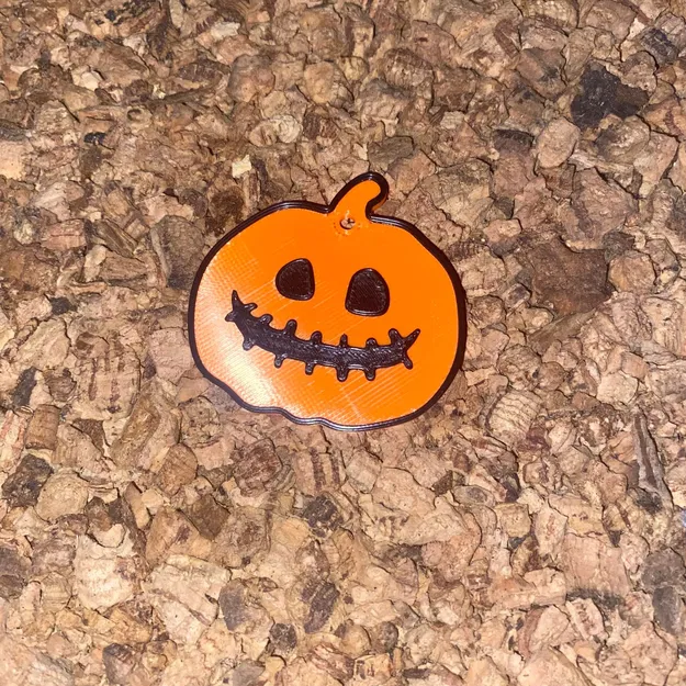 Móc khóa Halloween hình đầu lâu và bí ngô - Image 5