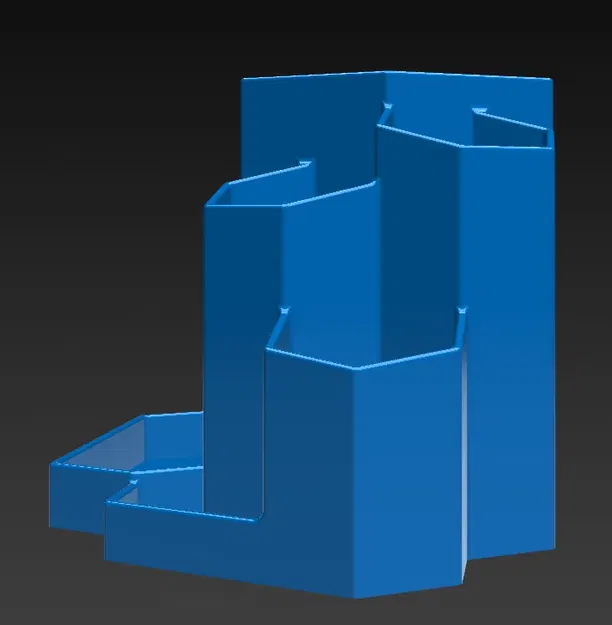 Giá đỡ bút đa chiều cao với thiết kế hình lục giác - Image 2