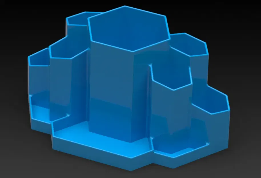 Giá đỡ bút đa chiều cao với thiết kế hình lục giác - Image 4