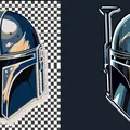 Mũ Boba Fett đa màu sắc - FOUR COLOR của HueForge - Thumbnail 2