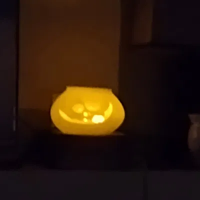 Đèn bí ngô vui vẻ không tay cầm