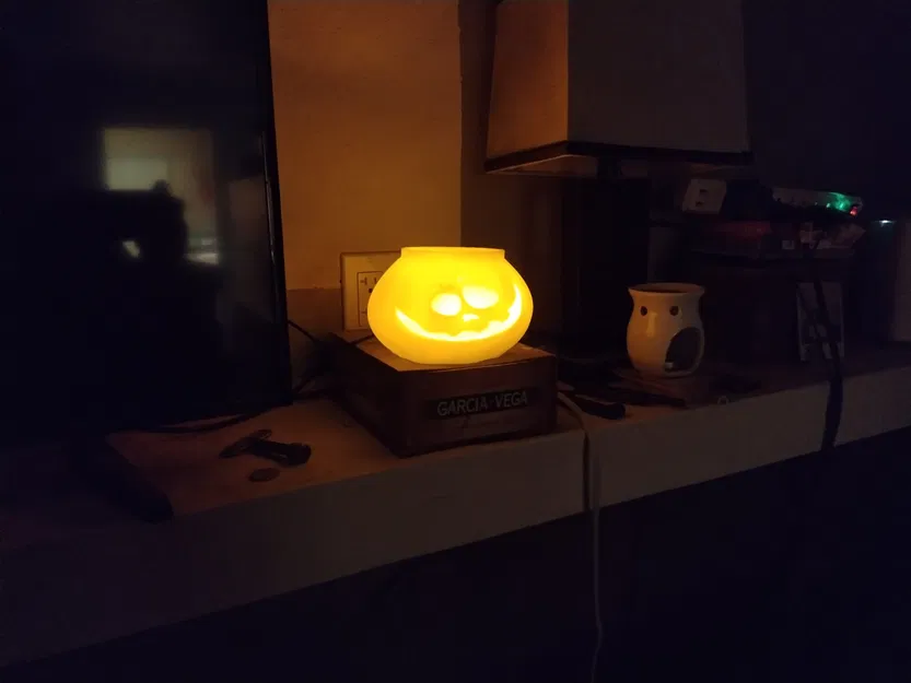 Đèn bí ngô vui vẻ không tay cầm - Image 2