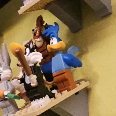 Giá đỡ gắn tường cho các mảnh gạch ở góc 60 độ