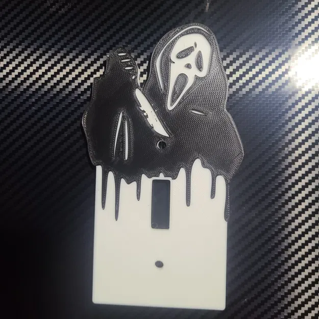 Nắp công tắc đèn hình mặt ma quái - Image 1