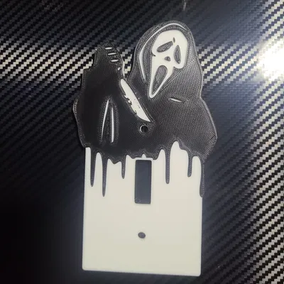 Nắp công tắc đèn hình mặt ma quái