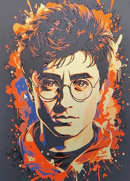 Chân dung Harry Potter sử dụng công nghệ Hueforge - Image 2