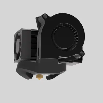 Fanduct BiQu H2 cho quạt 5015 đơn/đôi - heatblock chuẩn/volcano