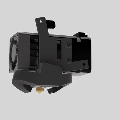 Fanduct BiQu H2 cho quạt 5015 đơn/đôi - heatblock chuẩn/volcano